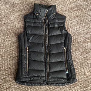 Michael Kors Black Puffer Vest in XS